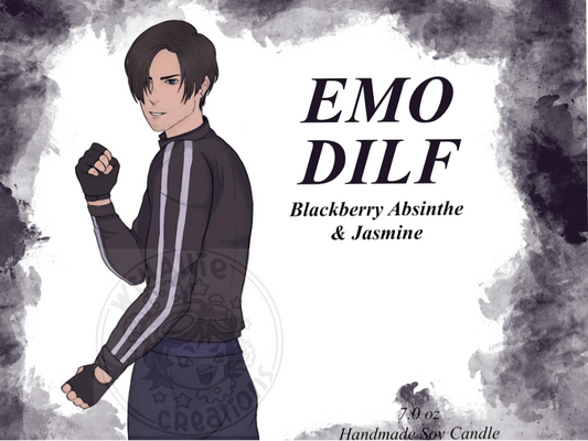 "EMO DILF" Soy Candle PREORDER